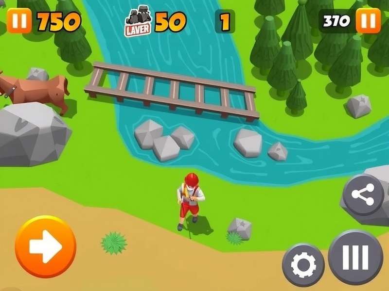 Adventure Rapids Runner gameplay screenshot